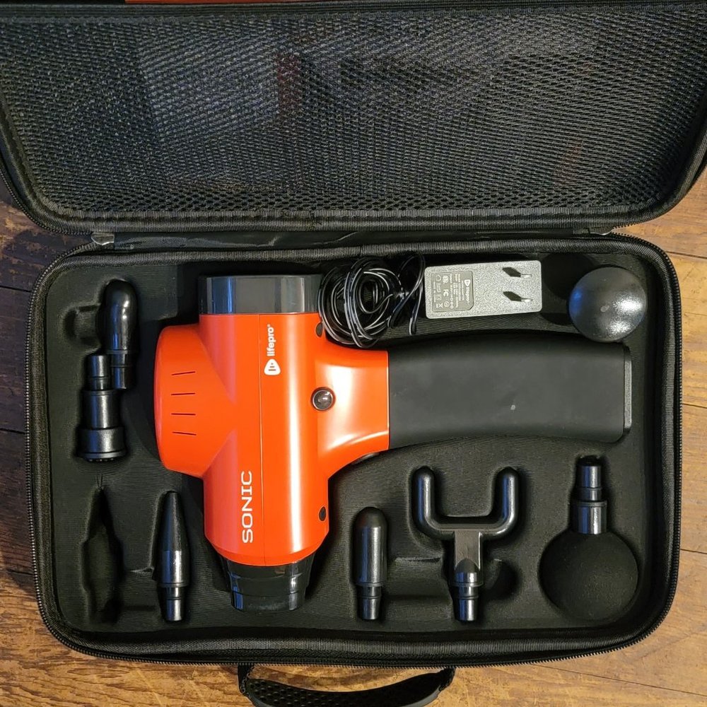 5 Speed LifePro Sonic Handheld Percussion Massage Gun